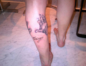 Messi tattoo